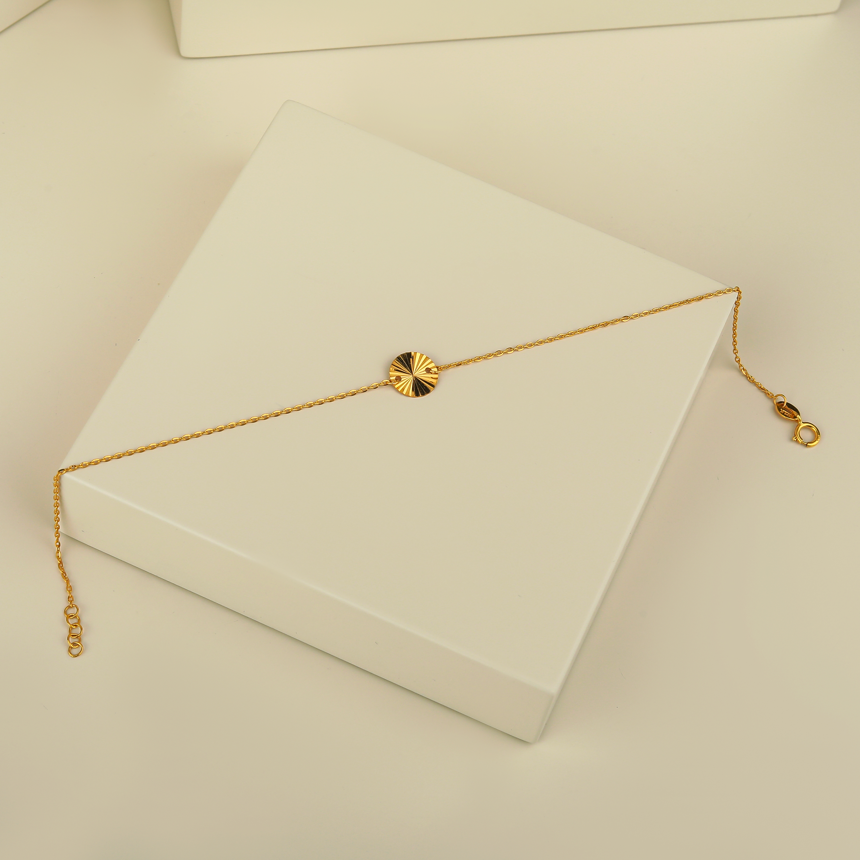 21 karat gold bracelet, Turkish made - (H-0891)